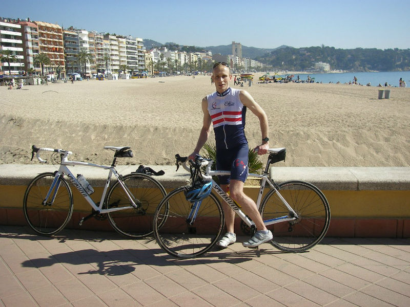 Martin Skalsky nach dem Marathon in Barcelona