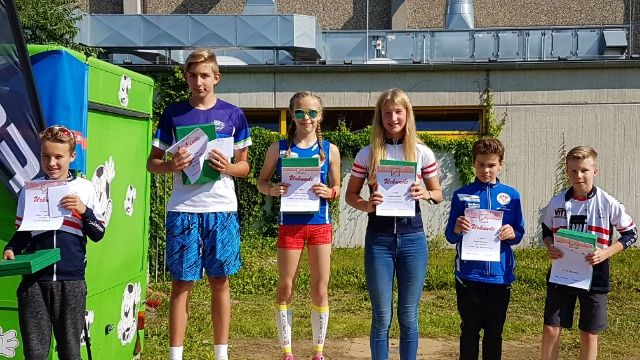 RüsselKids Triathlon: Siegerehrung HTV-Cup Gesamtwertung Schüler A